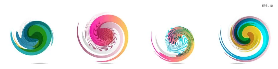 Vector vortex with a white background イラスト素材