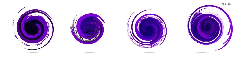 Vector vortex with a white background Stock Illustration