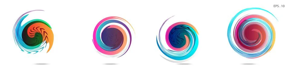 Vector vortex with a white background イラスト素材