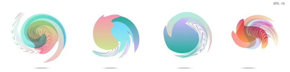 Vector vortex with a white background イラスト素材