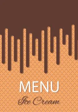 Vector Waffle Background. Vector Illustration. Stock Illustration