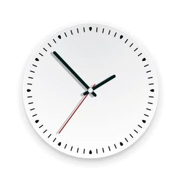 Vector  wall clock face Stock Illustration
