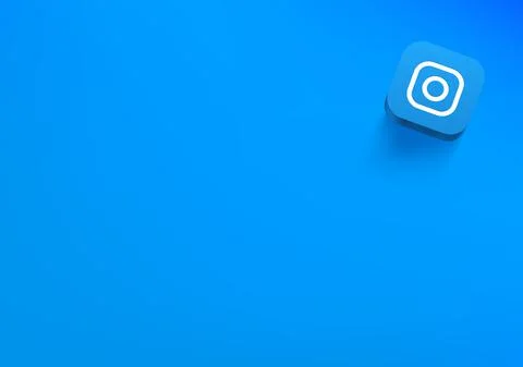 Vector wallpaper with blue icon with camera pictogram. 3d vector background w Stock Illustration