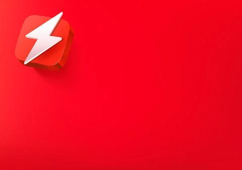 Vector wallpaper with breaking news icon. 3d vector background with copy spac Stock Illustration