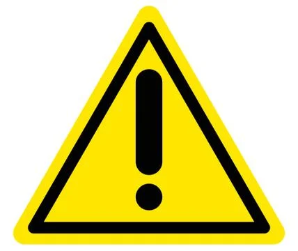 Vector warning attention sign Stock Illustration
