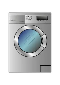 Vector washing machine Stock Illustration