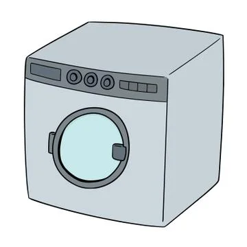 Vector of washing machine Illustrazione stock