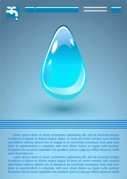 Vector Water Drop Stock Illustration