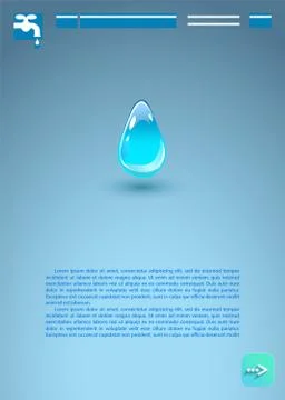 Vector Water Drop Stock Illustration