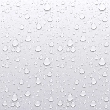 Vector Water drops on glass. rain drops on clear window Stock Illustration