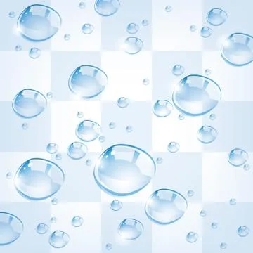 Vector water drops Stock Illustration