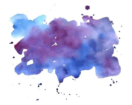Vector watercolor abstract hand painted background. Stock Illustration