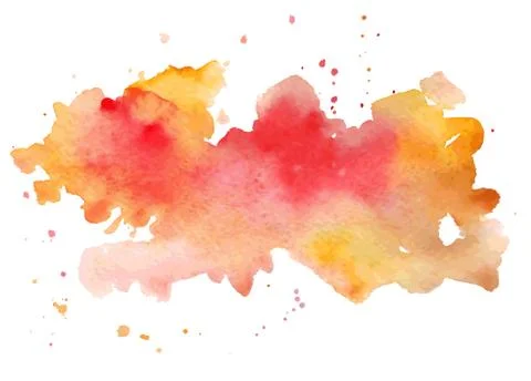 Vector watercolor abstract hand painted background. Stock Illustration