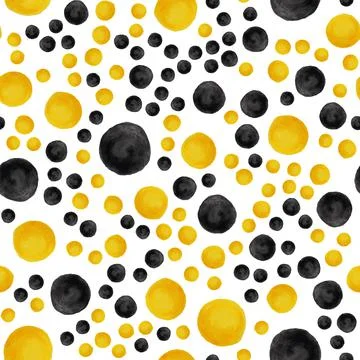 Vector watercolor abstract seamless pattern, multicolored stones Stock Illustration
