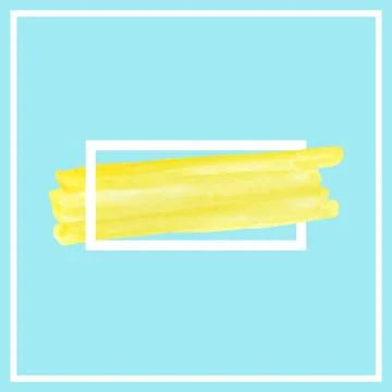 Vector watercolor background. Blue stroke 스톡 일러스트