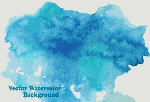 Vector watercolor background Stock Illustration