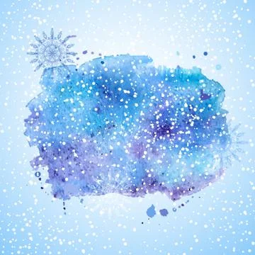 Vector watercolor background Stock Illustration