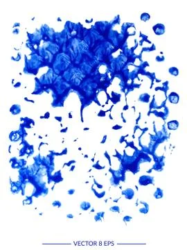 Vector watercolor blot Stock Illustration