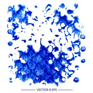 Vector watercolor blot Stock-Illustration
