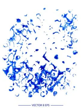Vector watercolor blot Stock Illustration