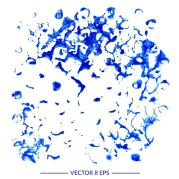 Vector watercolor blot Stock Illustration