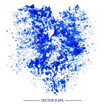 Vector watercolor blot Stock Illustration