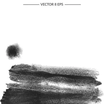 Vector watercolor blot Stock Illustration