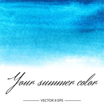 Vector watercolor blot Illustrazione stock