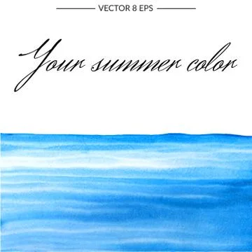 Vector watercolor blot Stock Illustration