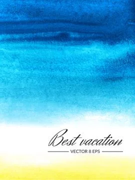 Vector watercolor blot Stock Illustration