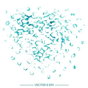 Vector watercolor blots Stock Illustration