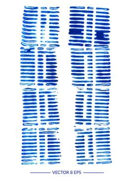 Vector watercolor blots Illustrazione stock