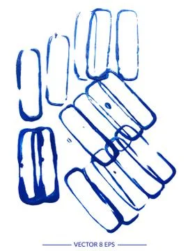 Vector watercolor blots Stock Illustration