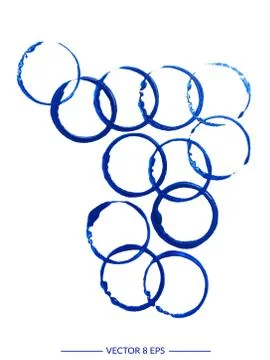 Vector watercolor blots Stock Illustration