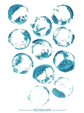 Vector watercolor blots Stock Illustration