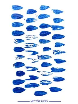 Vector watercolor blots Stock Illustration