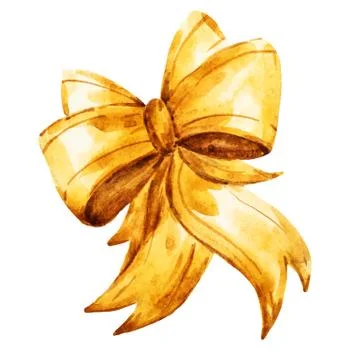 Vector watercolor bows Stock-Illustration