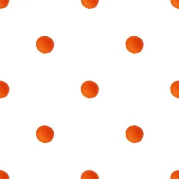 Vector watercolor circles seamless pattern. Stock Illustration