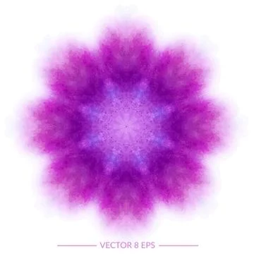 Vector watercolor mandala Stock Illustration