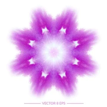 Vector watercolor mandala Stock Illustration