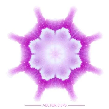 Vector watercolor mandala Stock Illustration