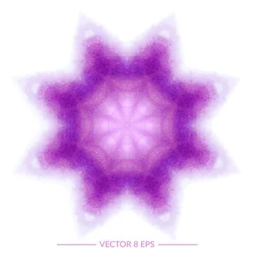 Vector watercolor mandala Stock Illustration