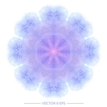Vector watercolor mandala Stock Illustration
