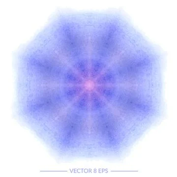 Vector watercolor mandala Stock Illustration