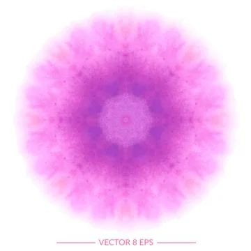 Vector watercolor mandala Stock Illustration