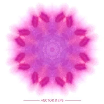 Vector watercolor mandala Stock Illustration