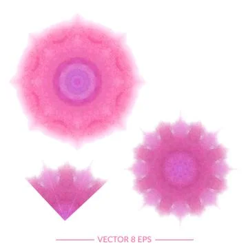 Vector watercolor mandala Stock Illustration