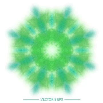Vector watercolor mandala Stock Illustration