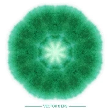 Vector watercolor mandala Stock Illustration