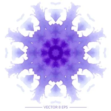 Vector watercolor mandala Stock Illustration